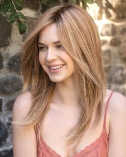 Brielle (Exclusive) | Lace Front & Monofilament Top Remy Human Hair Wig By Amore -Best wig outlet Shop AM8711R Brielle HazelnutCream R M 0828f36a f586 42e5 8f12 645bcd957779