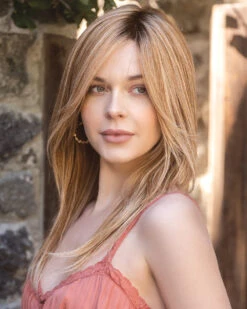 Brielle (Exclusive) | Lace Front & Monofilament Top Remy Human Hair Wig By Amore -Best wig outlet Shop AM8711R Brielle HazelnutCream R S 90fbf235 d897 4104 8721 0d123c725f42