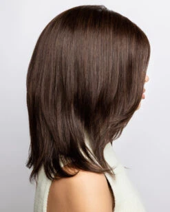 Oakly | Lace Front & Monofilament Remy Human Hair Wig By Amore -Best wig outlet Shop AM8716 Oakly DarkChocolate S1