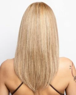 Oakly | Lace Front & Monofilament Remy Human Hair Wig By Amore -Best wig outlet Shop AM8716 Oakly Frost B