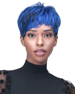 Hara | Synthetic Wig By Bobbi Boss -Best wig outlet Shop BBM434 Hara S1B Blue main 01