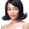 Charlee | Lace Front Human Hair Wig By Bobbi Boss -Best wig outlet Shop BBMHLF541 Charlee NaturalBlack main