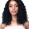 Water Wave 16 | Lace Front Human Hair Wig By Bobbi Boss -Best wig outlet Shop BBMHLF595 Water Wave 16 1B F