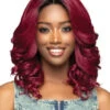 Rowan | Lace Front Synthetic Wig By Bobbi Boss -Best wig outlet Shop BBMLF267 Rowan F1