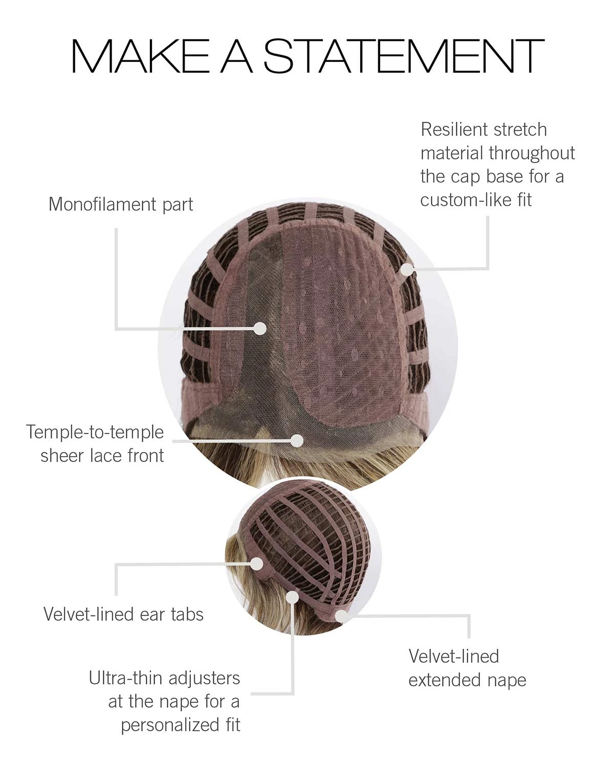 Make A Statement | Lace Front & Monofilament Part Synthetic Wig By Gabor 8 Make A Statement | Lace Front & Monofilament Part Synthetic Wig By Gabor - Image 8