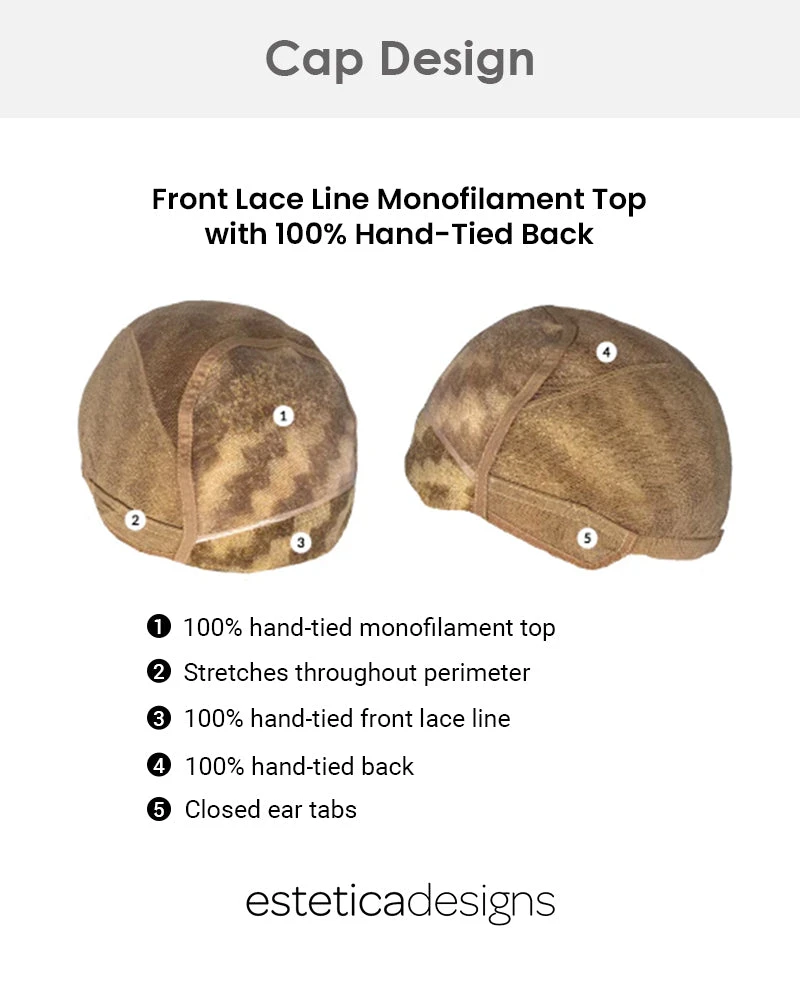 Eva-HT | Lace Front & Monofilament Top Remy Human Hair Wig By Estetica 8 Eva-HT | Lace Front & Monofilament Top Remy Human Hair Wig By Estetica - Image 8