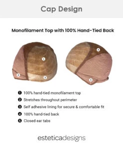 Emmeline | Monofilament Top Remy Human Hair Wig By Estetica -Best wig outlet Shop ES MonoTopWith100HandTiedBack cap da020579 e4b9 4dbc 880c ffddf8a6304d