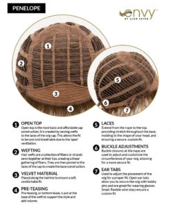 Penelope (Exclusive) | Synthetic Wig By Envy 11 Penelope (Exclusive) | Synthetic Wig By Envy -Best wig outlet Shop EV20005 Penelope Cap