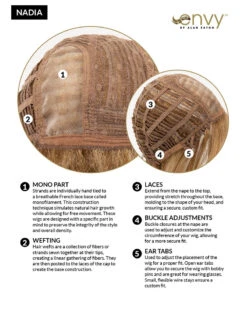 Nadia | Monofilament Part Wig By Envy -Best wig outlet Shop EV30008 Nadia Cap
