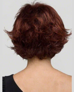 Angie (Exclusive) | Lace Front & Monofilament Synthetic Wig By Envy -Best wig outlet Shop EV31001 Angie DarkRed back 01