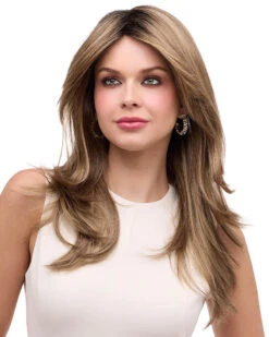 Brooke (Exclusive) | Lace Front & Monofilament Synthetic Wig By Envy 18 Brooke (Exclusive) | Lace Front & Monofilament Synthetic Wig By Envy -Best wig outlet Shop EV31020R Brooke HoneyBreeze M4