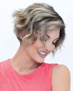 Donna | Lace Front & Monofilament Top Synthetic Wig By Envy -Best wig outlet Shop EV31048R Donna GoldenSandstone F4