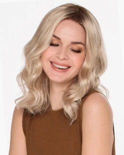 Molly | Lace Front & Monofilament Top Synthetic Wig By Envy 26 Molly | Lace Front & Monofilament Top Synthetic Wig By Envy -Best wig outlet Shop EV31049R Molly SilkyBeige S4