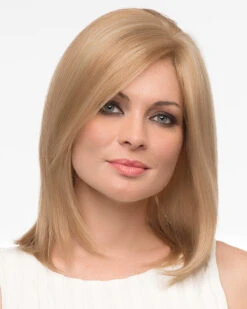 Hannah | Lace Front & Monofilament Human Hair Wig By Envy -Best wig outlet Shop EV37009 Hannah DarkBlonde main2