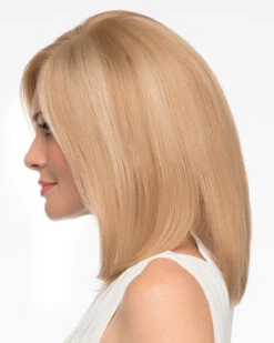 Hannah | Lace Front & Monofilament Human Hair Wig By Envy -Best wig outlet Shop EV37009 Hannah DarkBlonde side