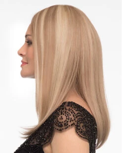Sophia | Lace Front & Monofilament Human Hair Wig By Envy 8 Sophia | Lace Front & Monofilament Human Hair Wig By Envy -Best wig outlet Shop EV37010 Sophia DarkBlonde side