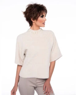 Flame (Exclusive) | Monofilament Crown Human Hair Blend Wig By Envy -Best wig outlet Shop EV37016 Flame CinnamonRaisin w 01