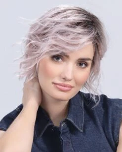 Cookie Mono Part-Petite/Average | Lace Front & Monofilament Part Synthetic Wig By Ellen Wille 26 Cookie Mono Part-Petite/Average | Lace Front & Monofilament Part Synthetic Wig By Ellen Wille -Best wig outlet Shop EW31041PA CookieMonoPart PastelRoseRooted F2