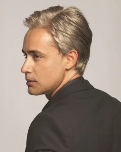 Classic | Average/Large Men's Lace Front & Monofilament Synthetic Wig By HIM -Best wig outlet Shop HC64002AL Classic Side