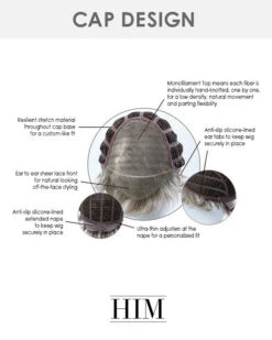 Sophistication | Average/Large Men's Lace Front & Monofilament Synthetic Wig By HIM -Best wig outlet Shop HC64003AL Cap Sophistication