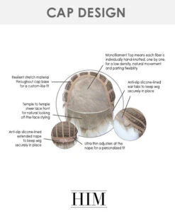 Grit | Average/Large Men's Lace Front & Monofilament Synthetic Wig By HIM -Best wig outlet Shop HC64004AL Cap Grit