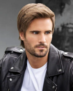 Edge | Average/Large Men's Lace Front & Monofilament Crown Synthetic Wig By HIM -Best wig outlet Shop HC64005AL Edge Cover