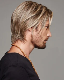 Daring | Average/Large Men's Lace Front & Monofilament Part Synthetic Wig By HIM -Best wig outlet Shop HC64007AL Daring Side1