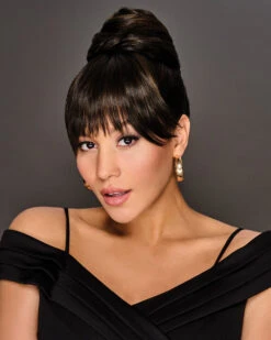 Trendy Fringe & Bun | Hair Piece By Hairdo -Best wig outlet Shop HD50048 TrendyFringeBun model2 F2