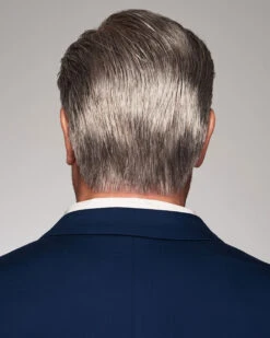Distinguished | Average/Large Men's Lace Front & Monofilament Human Hair Blend Wig By HIM -Best wig outlet Shop HIM64009AL Distinguished M56S back