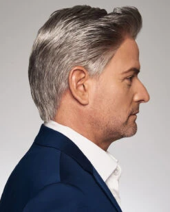 Distinguished | Average/Large Men's Lace Front & Monofilament Human Hair Blend Wig By HIM -Best wig outlet Shop HIM64009AL Distinguished M56S side2