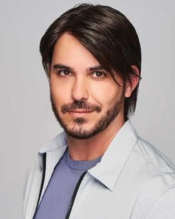 Sharp | Average/Large Men's Lace Front & Monofilament Human Hair Blend Wig By HIM -Best wig outlet Shop HIM64010AL Sharp FF2