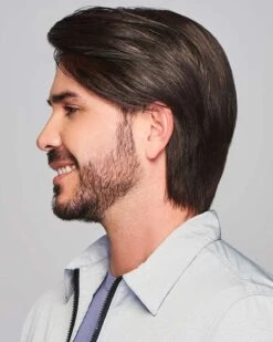 Sharp | Average/Large Men's Lace Front & Monofilament Human Hair Blend Wig By HIM -Best wig outlet Shop HIM64010AL Sharp SS