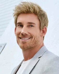 Dapper | Average/Large Men's Lace Front & Monofilament Crown Synthetic Wig By HIM -Best wig outlet Shop HIM64012AL Dapper Model Lifestyle1