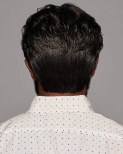 Dignified | Average/Large Men's Lace Front & Monofilament Top Synthetic Wig By HIM -Best wig outlet Shop HIM64014AL Dignified Model1 B
