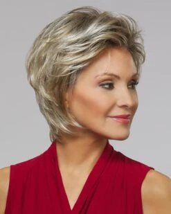 Michele | Lace Front & Monofilament Synthetic Wig By Henry Margu -Best wig outlet Shop HM4778 Michele 10 613GR side3