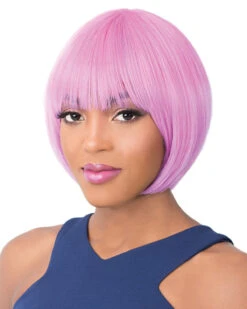Bocut-3 | Synthetic Wig By It's A Wig -Best wig outlet Shop IW20134 Bocut3 CreamyPink side