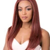 Swiss Lace Phyllis | Lace Front Synthetic Wig By It's A Wig -Best wig outlet Shop IW31119 Phyllis RedSangria side2
