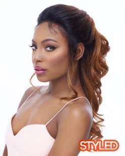 360 Lace Deep Ocean | Human Hair Blend Wig By It's A Wig -Best wig outlet Shop IW37105 360LaceDeep Ocean TT2730 s5