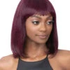 HH Bob W/Bang 12 | Human Hair Wig By It's A Wig -Best wig outlet Shop IW37160 HHBobWithBang12 S