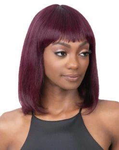 HH Bob W/Bang 12 | Human Hair Wig By It's A Wig