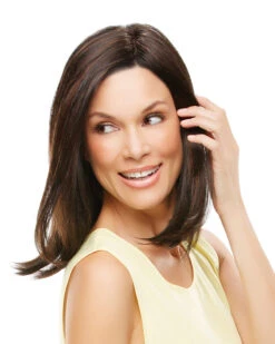 Elle | Lace Front & Monofilament Synthetic Wig By Jon Renau -Best wig outlet Shop JR5382 Elle 1BRH30 Alt3