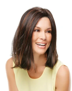 Elle | Lace Front & Monofilament Synthetic Wig By Jon Renau -Best wig outlet Shop JR5382 Elle 1BRH30 Alt4