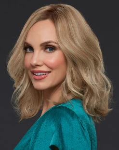 Carrie (Exclusive) | Lace Front & Monofilament Human Hair Wig By Jon Renau -Best wig outlet Shop JR751APT Carrie 12FS12 Malibu side2