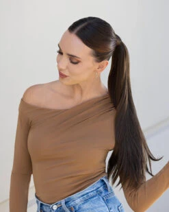 EasiPony Medium HD | Hair Piece By Jon Renau 8 EasiPony Medium HD | Hair Piece By Jon Renau -Best wig outlet Shop JR925 easiPonyMediumHD 8 FS