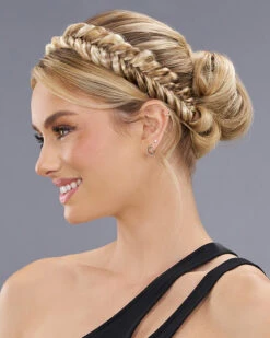 EasiBoho Bands Fishtail | Hair Piece By Jon Renau -Best wig outlet Shop JR940 easiBohoBandsFishtail 12F M3