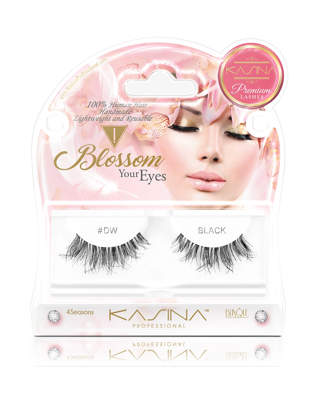 Premium 4 Seasons Eyelashes #DW | By Kasina Professional 1 Premium 4 Seasons Eyelashes #DW | By Kasina Professional