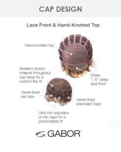 Pinnacle | Lace Front Synthetic Wig By Gabor 7 Pinnacle | Lace Front Synthetic Wig By Gabor -Best wig outlet Shop LaceFront HandKottedTop2