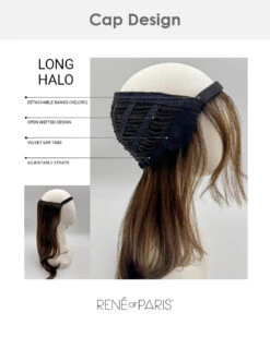 Long Halo | Hair Piece By Rene Of Paris -Best wig outlet Shop LongHalo Cap