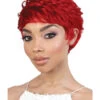 Vogue | Synthetic Wig By Motown Tress -Best wig outlet Shop MT20547 Vogue NeonRed main
