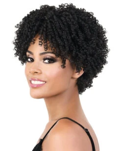 Kako | Synthetic Wig By Motown Tress -Best wig outlet Shop MT20560 Kako 1B side2